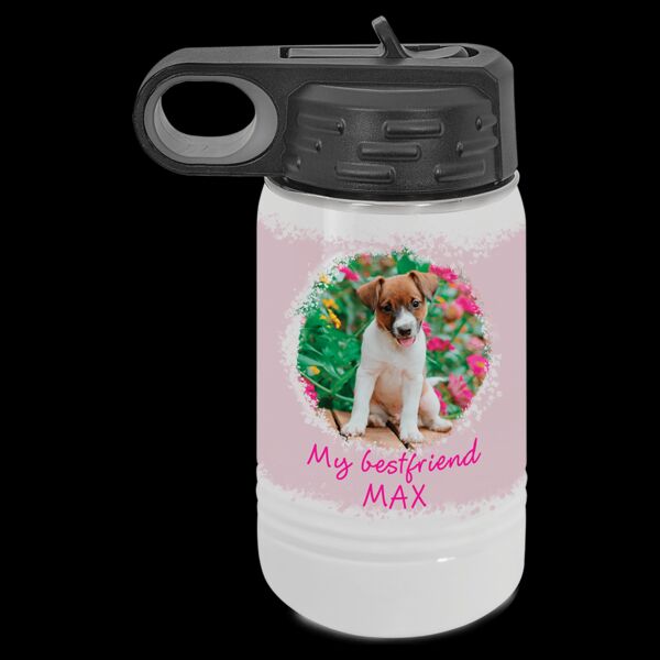 Printed Polar Camel 12oz Water Bottle - Sublimation Thumbnail