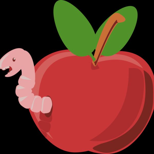 Apple with Worm Thumbnail
