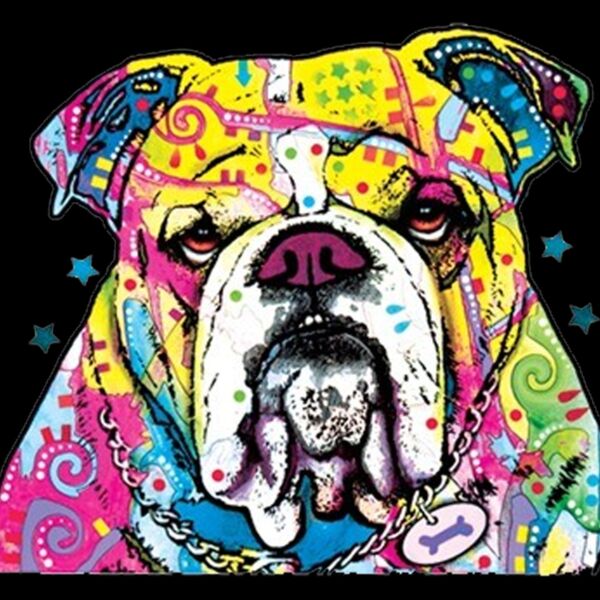 Colorful Bulldog Thumbnail
