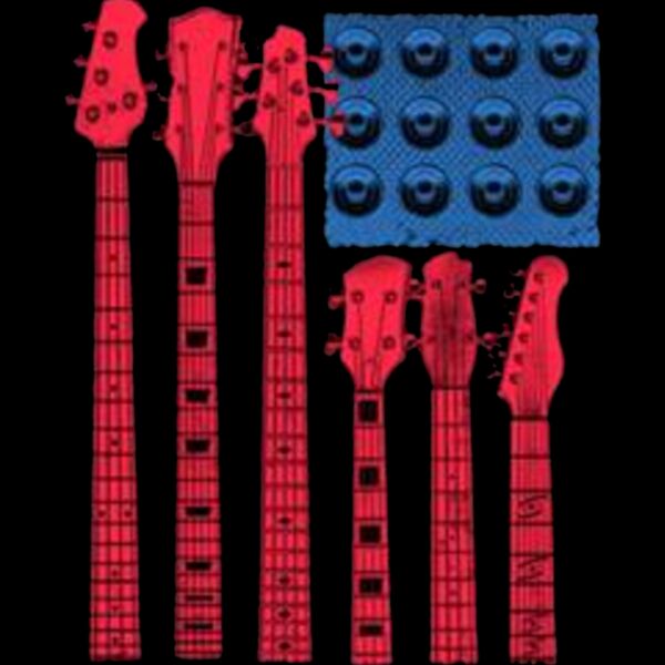 Guitar American Flag Thumbnail