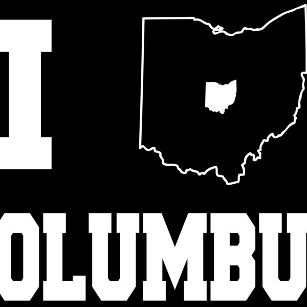 I Love Columbus  WHITE  Thumbnail