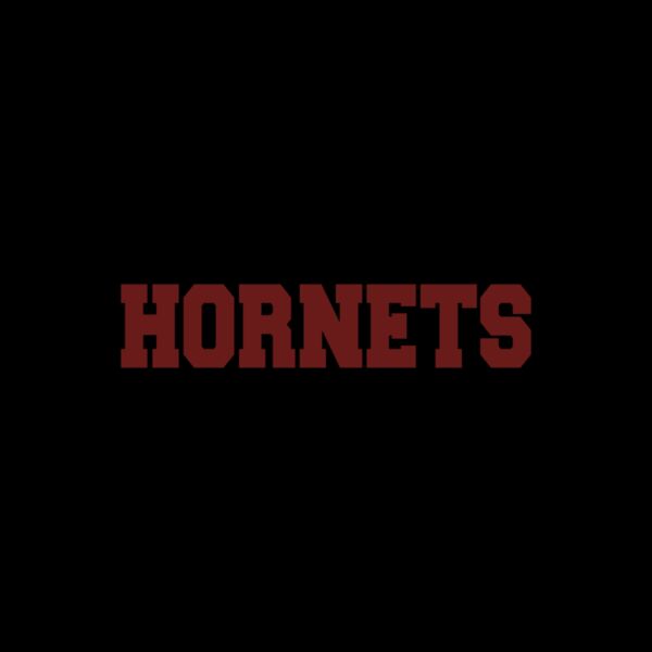 Hornets Stacked  Maroon  Thumbnail