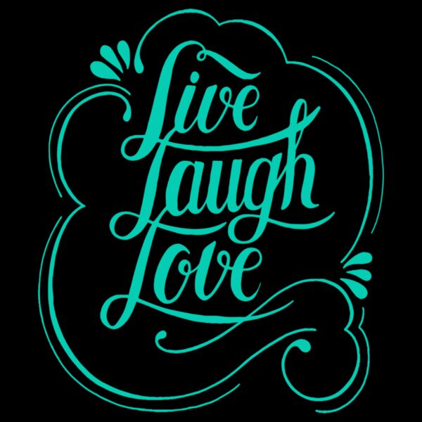 Live Love Laugh  Aqua  Thumbnail