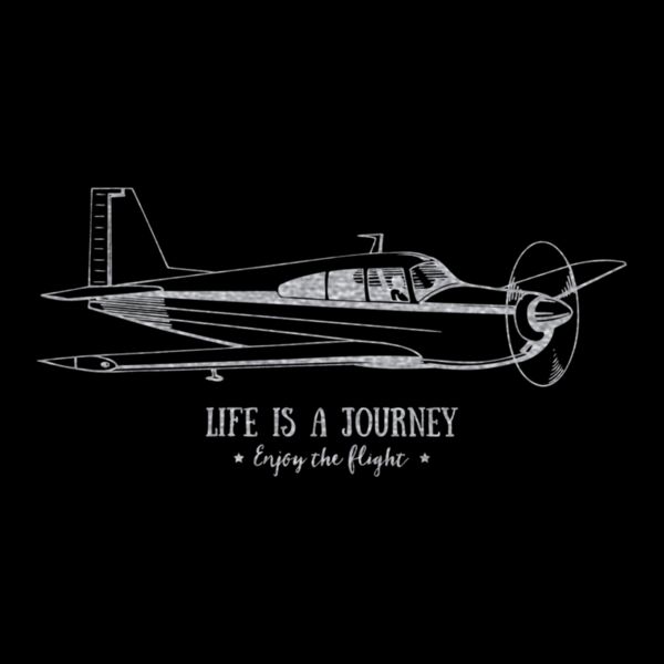 Life is a Journey  Metallic Silver  Thumbnail