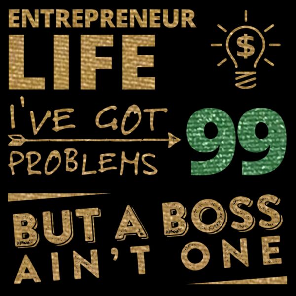 99 Problems  Metallic Gold   Green  Thumbnail