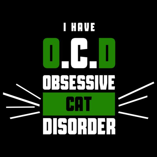 Obsessive Cat Disorder  White   Green  Thumbnail