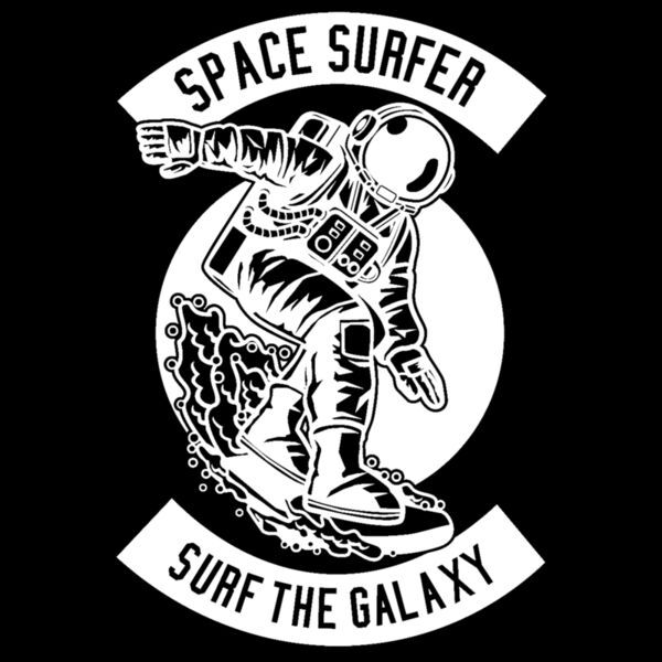Space Surfer  whtie  Thumbnail