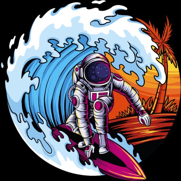 Summer Astronaut Surfer Thumbnail