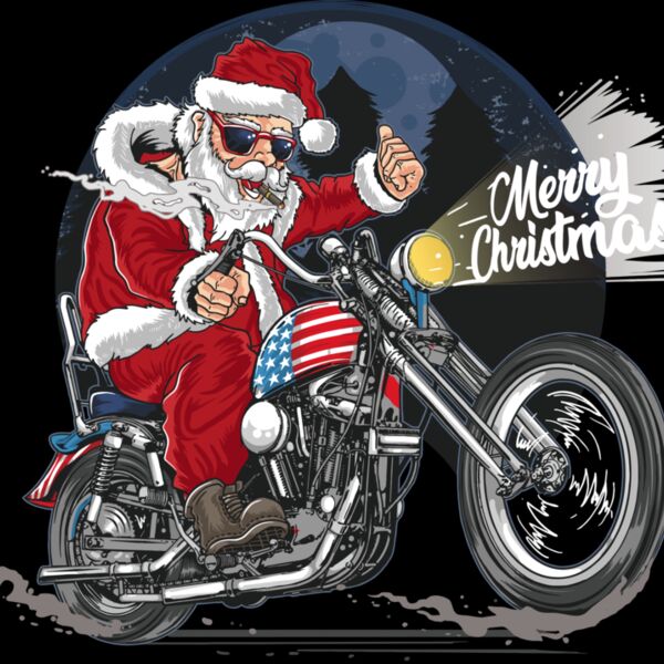 Biker Santa Thumbnail