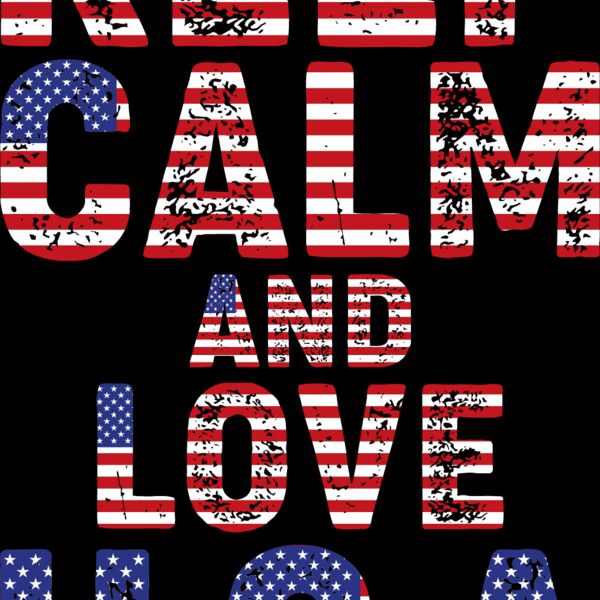 Keep Calm and Love USA Thumbnail