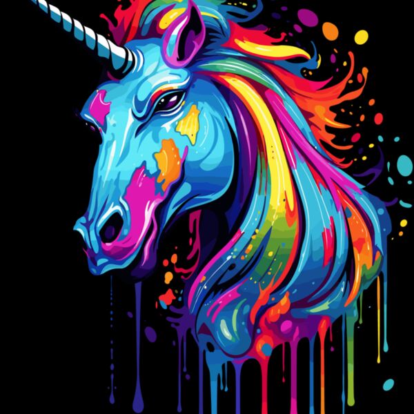 Colorful Unicorn Warrior Thumbnail