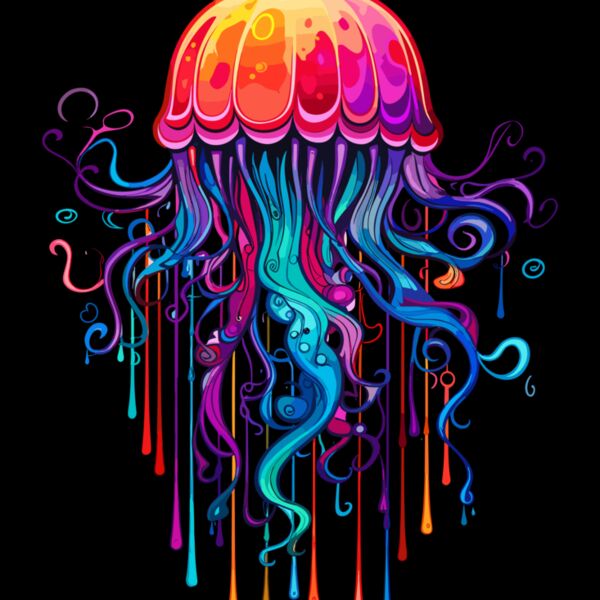 Colorful Jellyfish Thumbnail