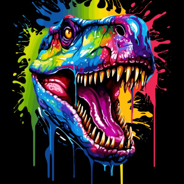 Colorful Dino Thumbnail