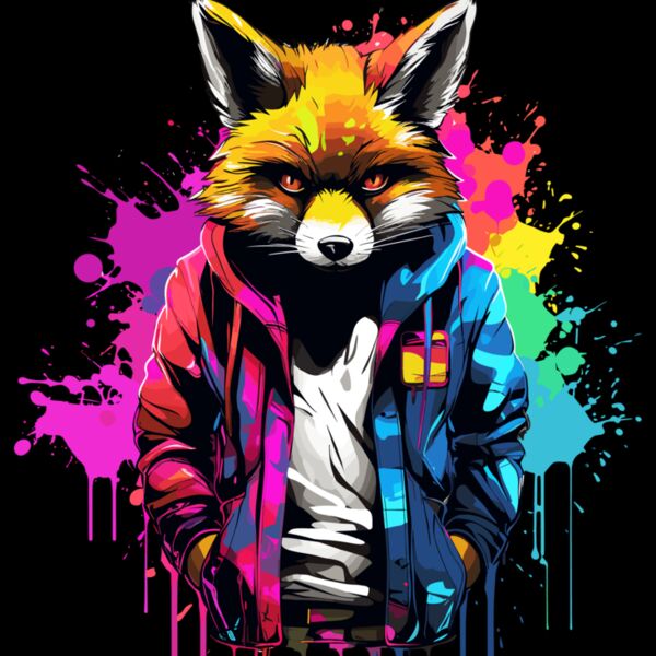 Colorful Fox Thumbnail