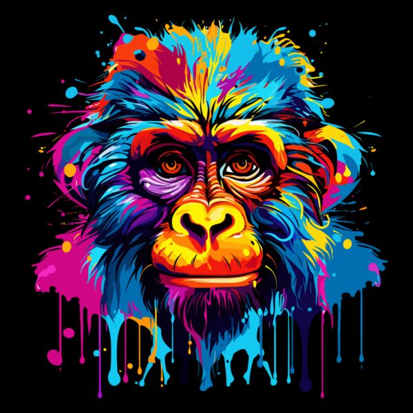 Colorful Chimp Thumbnail