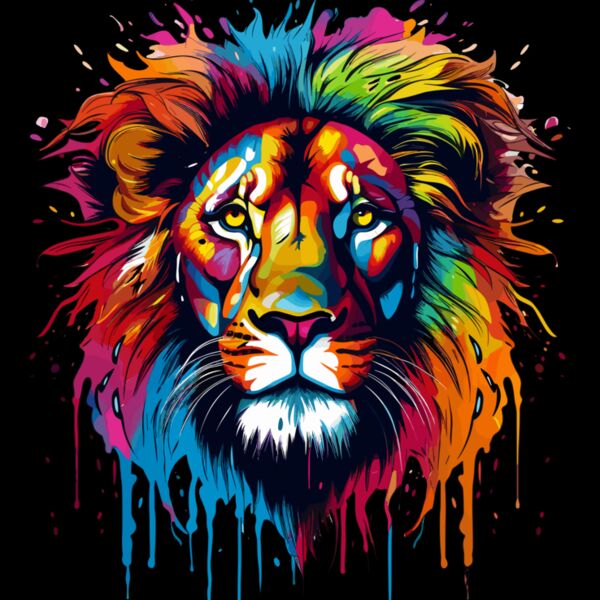 Colorful Lion Thumbnail