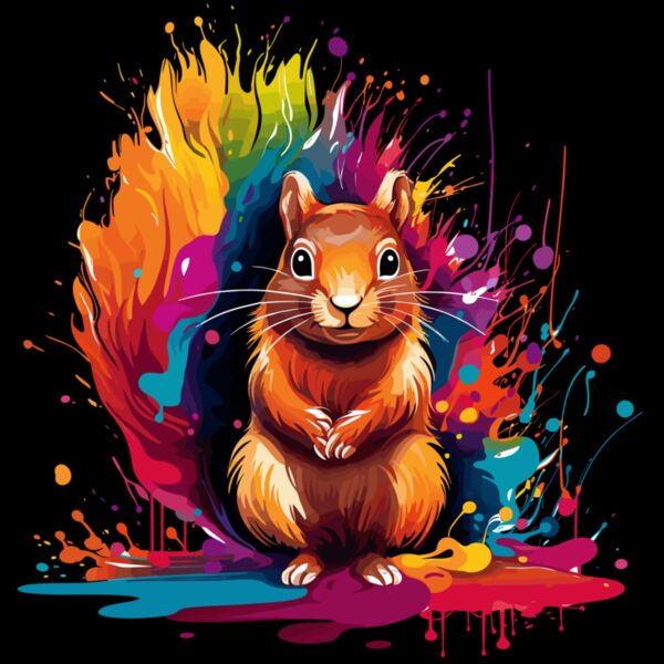 Colorful Squirrel Thumbnail
