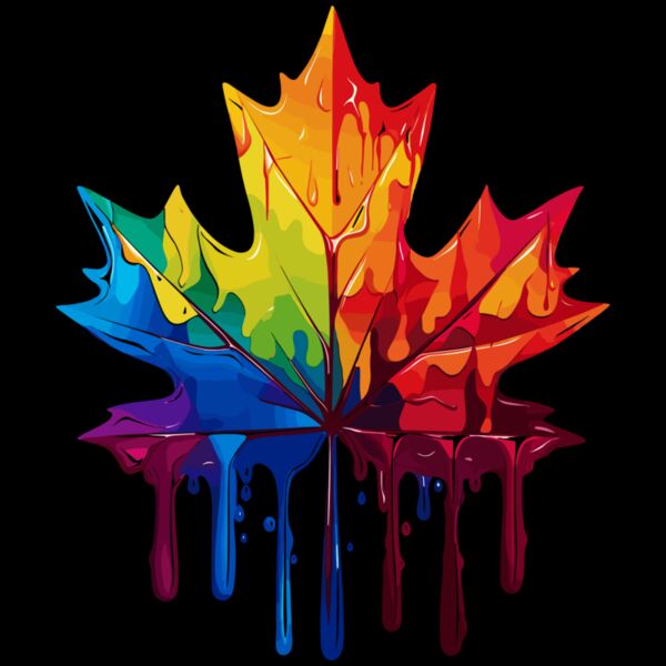 Colorful Maple Leaf Thumbnail
