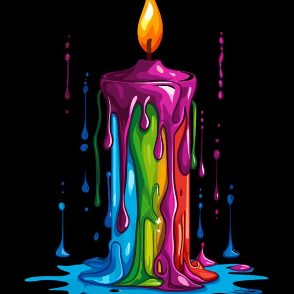 Colorful Candle Thumbnail