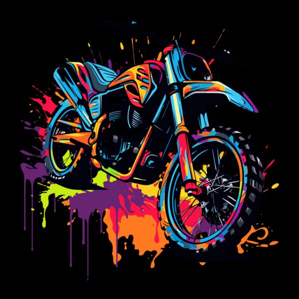 Colorful Dirtbike Thumbnail