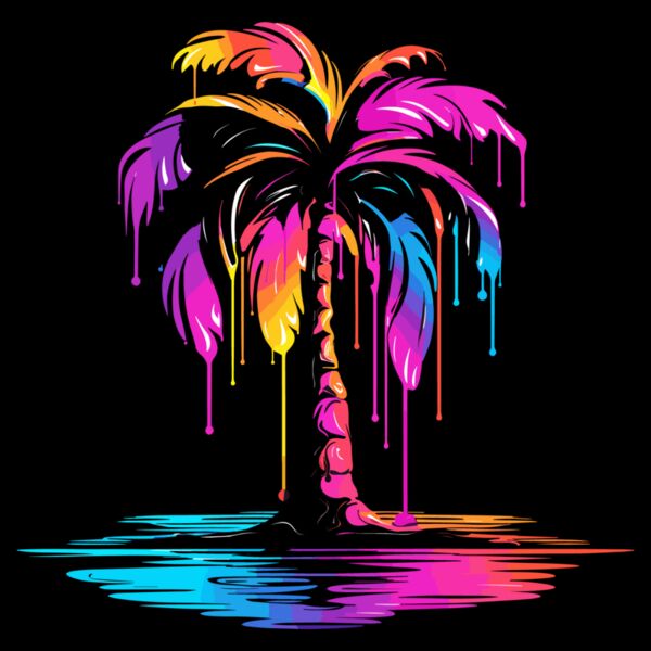 Colorful Palm Tree Thumbnail