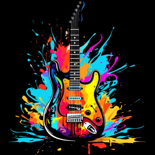 Colorful Guitar Thumbnail