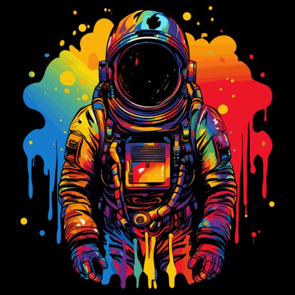 Colorful Spaceman Thumbnail