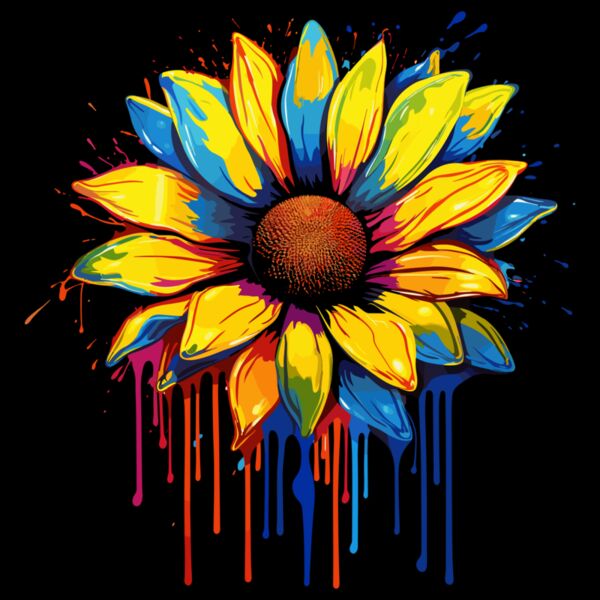 Colorful Sunflower Thumbnail