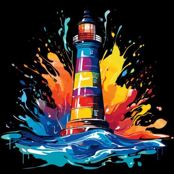 Colorful Lighthouse Thumbnail
