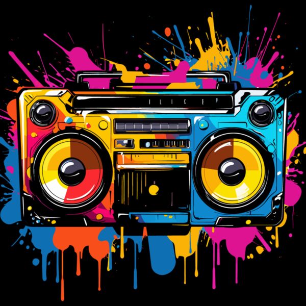 Colorful Boombox Thumbnail