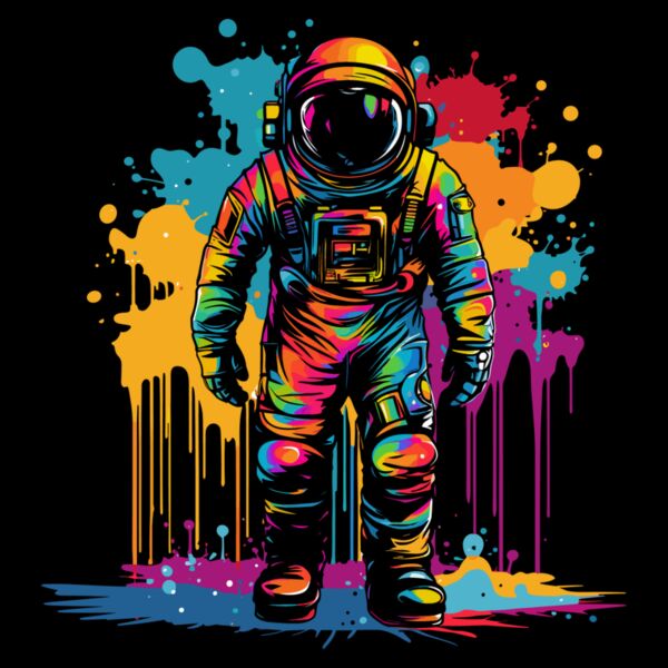 Colorful Astronaut Thumbnail