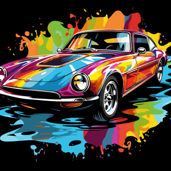 Colorful Car Thumbnail