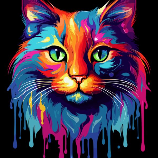 Colorful Cat Thumbnail