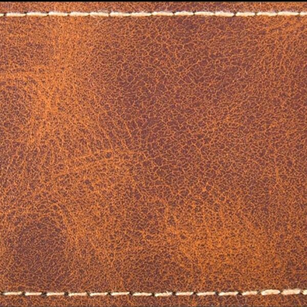 Leatherette Patch   Gold Brown Thumbnail