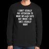 Ultra Cotton ® 100% Cotton Long Sleeve T Shirt Thumbnail